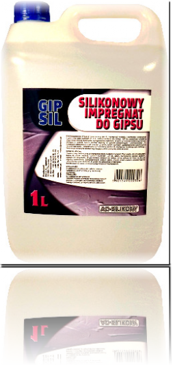 Impregnat hydrofobizujący gips.